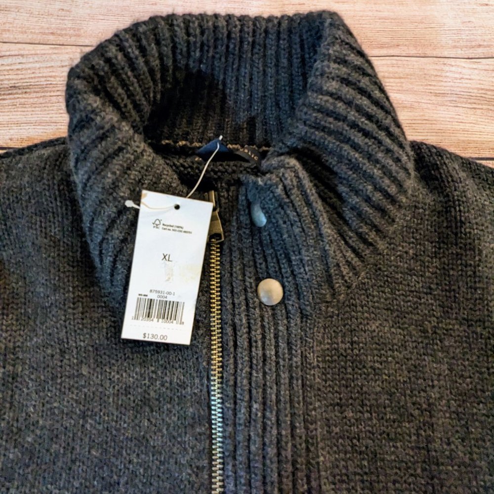 Banana Republic Men's XL Sweater Jacket with Pockets - Picture 2 of 4